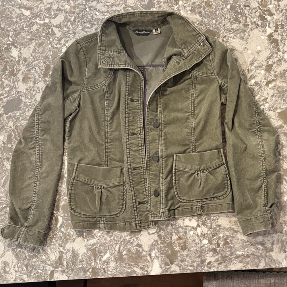 Eddie Bauer Cordy Olive button-up